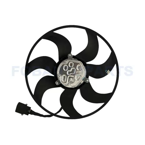 A Engine Radiator Cooling Fan Assembly Compatible for Audi A1 A3 VW POLO Skoda Seat 6R0959455 6R0121207Q - image 2